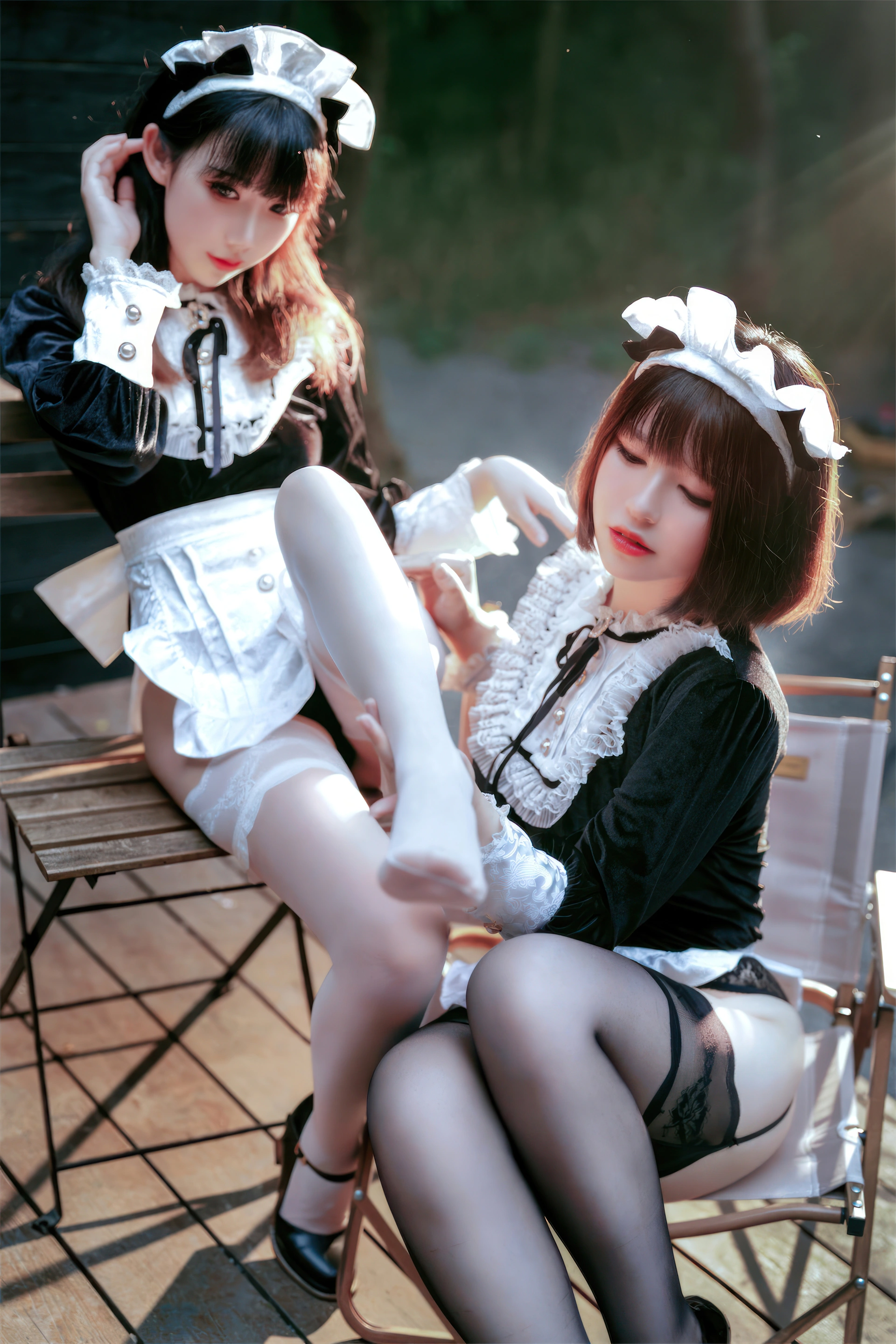 半半子 – NO.053 &面饼仙儿 - Maid姉妹 1